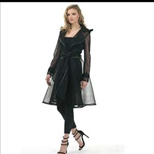 Mesh Trench coat